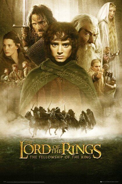Постер Lord Of The Rings - Fellowship Of The Ring 1 Sheet Maxi Poster плакат 91*61 см Постер Lord Of The Rings - Fellowship Of The Ring 1 Sheet Maxi Poster плакат 91*61 см