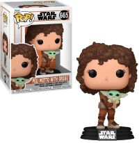 Фігурка Funko Star Wars Mandalorian Peli Motto with Grogu Фанко Мандалорець Пелі з Грогу 665