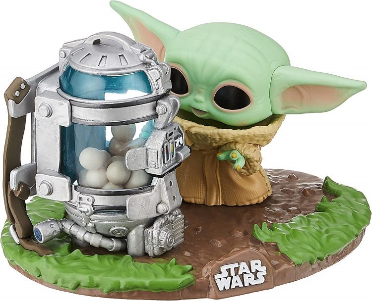 Фигурка Funko Star Wars: Mandalorian The Child with Egg Canister Grogu Мандалорец Фанко Грогу 407