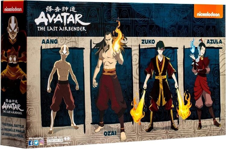 Набор фигурок Аватар (4 шт.) McFarlane Toys Avatar: The Last Airbender Final Battle Figure 5" Набор фигурок Аватар (4 шт.) McFarlane Toys Avatar: The Last Airbender Final Battle Figure 5"