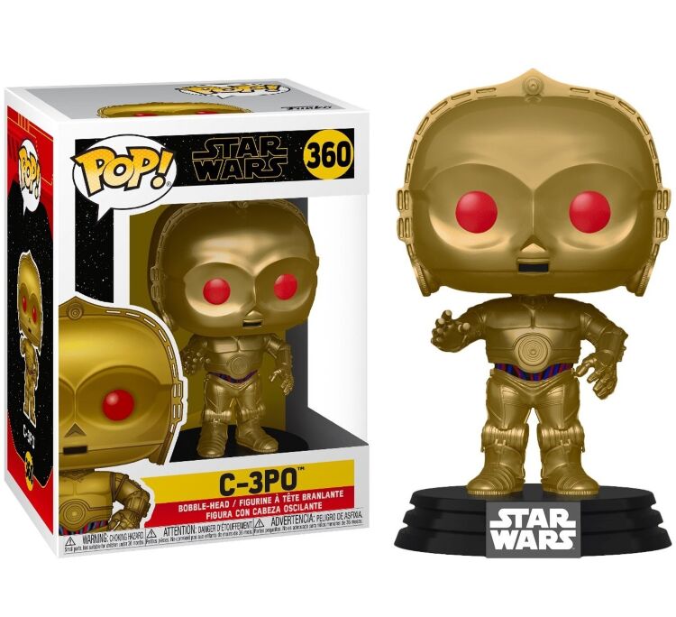 Фигурка Funko Pop Star Wars C3PO (Red Eyes) 360