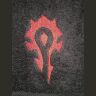 Полотенце со знаком Орды (Horde World of Warcraft Towel) 35 x 62 cm