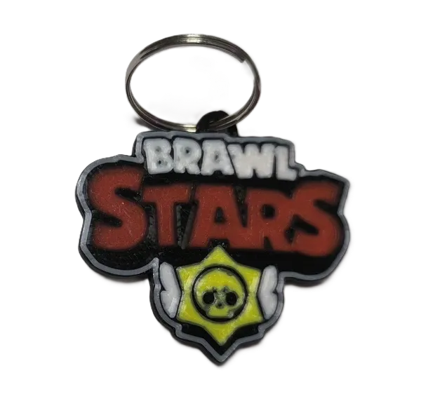 Брелок Brawl Stars Logo Keychain Бравл старс Логотип ABS пластик 5 см. №2 Брелок Brawl Stars Logo Keychain Бравл старс Логотип ABS пластик 5 см. №2