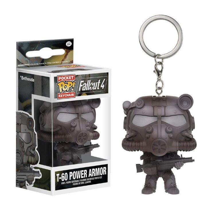 Брелок Fallout Pocket Pop! Vinyl Figure Key Chain - T60 Power Armor Брелок Fallout Pocket Pop! Vinyl Figure Key Chain - T60 Power Armor