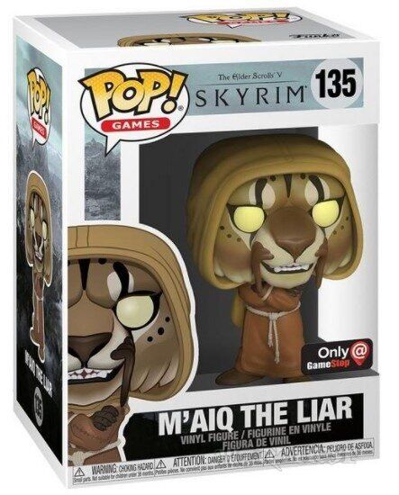 Фигурка Funko Pop Games The Elder Scrolls V Skyrim - M’aiq the Liar фанко Скайрим 135 Фигурка Funko Pop Games The Elder Scrolls V Skyrim - M’aiq the Liar фанко Скайрим 135