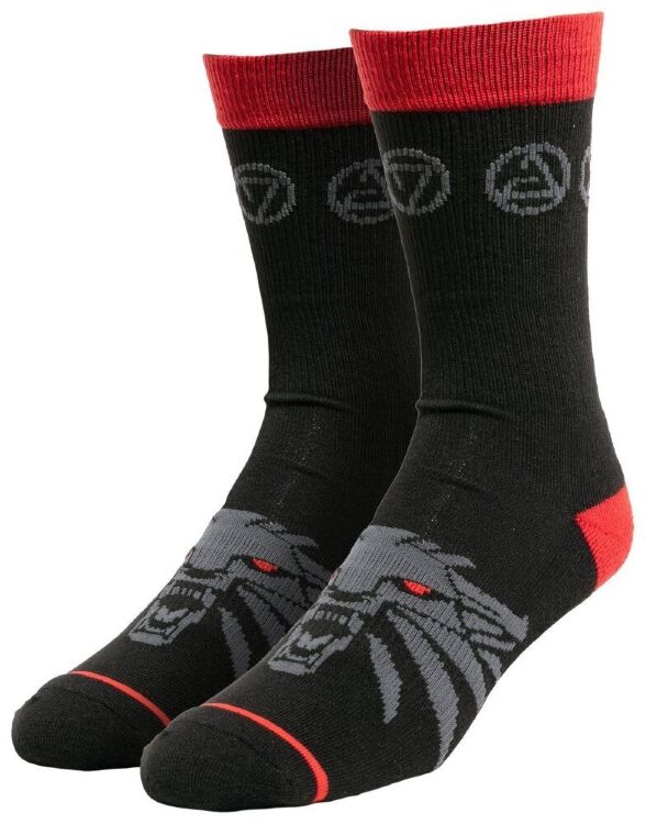 Шкарпетки JINX The Witcher 3 Monsters Bane MultiColor Відьмак Шкарпетки JINX The Witcher 3 Monsters Bane MultiColor Відьмак