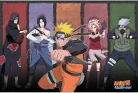 Постер Naruto Shippuden - Naruto and alliÚs Maxi Poster Наруто плакат 90*60 см