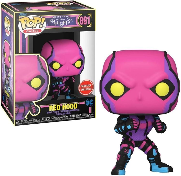 Фигурка Funko DC Heroes Red Hood Blacklight фанко Красный капюшон (GameStop Exclusive) 891 Фигурка Funko DC Heroes Red Hood Blacklight фанко Красный капюшон (GameStop Exclusive) 891