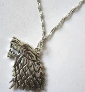 Брелок Game of Thrones black Stark Dire wolf Брелок Game of Thrones black Stark Dire wolf