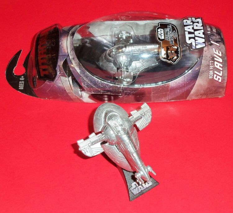 Фигурка Hasbro STAR WARS SLAVE 1 LIMITED - SILVER COLORED - 2006 Фигурка Hasbro STAR WARS SLAVE 1 LIMITED - SILVER COLORED - 2006