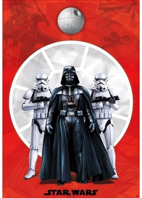 Постер Abystyle Star Wars "Darth Vader 2 Troopers Дарт Вейдер 2 Штурмовика плакат 98*68 см