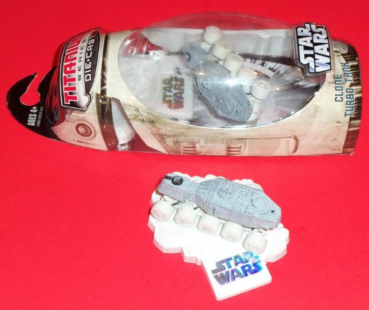 Фигурка Hasbro STAR WARS SNOW CLONE TURBO TANK - 2007 Фигурка Hasbro STAR WARS SNOW CLONE TURBO TANK - 2007