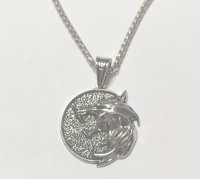 Медальон 3D Ведьмак (The Witcher) металл новый кулон Геральта из сериала №6