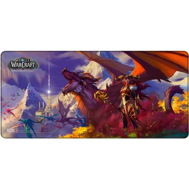 Коврик игровая поверхность Blizzard World Of Warcraft Dragonflight Alexstrasza and Dragon XL Варкрафт (90*42 cm) Коврик игровая поверхность Blizzard World Of Warcraft Dragonflight Alexstrasza and Dragon XL Варкрафт (90*42 cm)