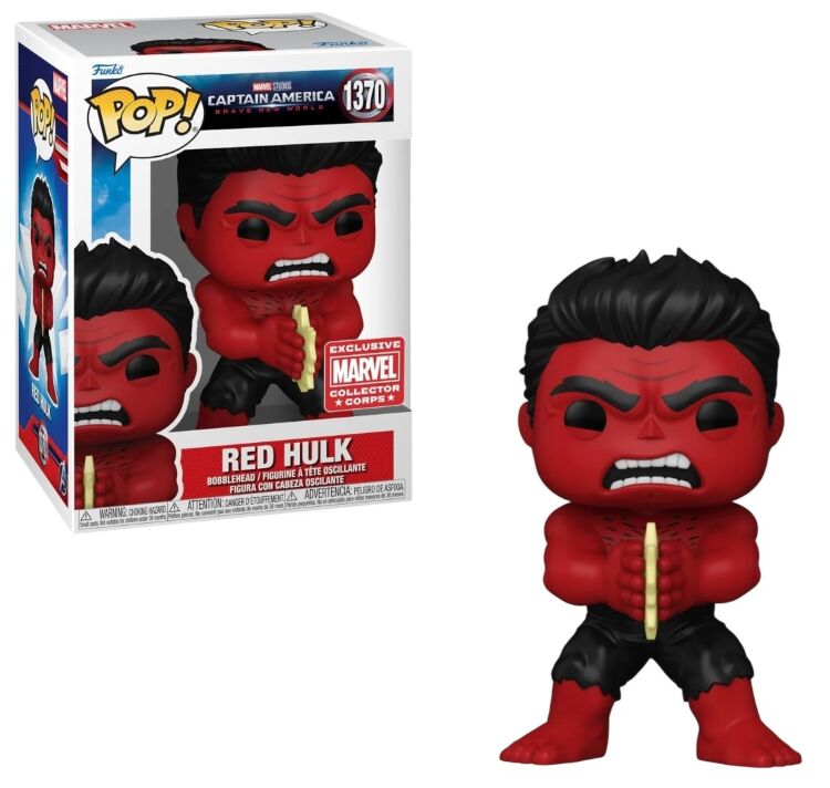 Фигурка Funko Marvel: Red Hulk фанко Красный Халк (Collector Corps Exclusive) 1370