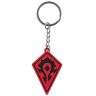 Брелок World of Warcraft Battle for Azeroth Horde Rubber Key Chain