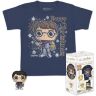 Футболка Funko Pocket Pop & Tee: Harry Potter Holiday Harry фанко Гарри Поттер брелок (размер Kids L)