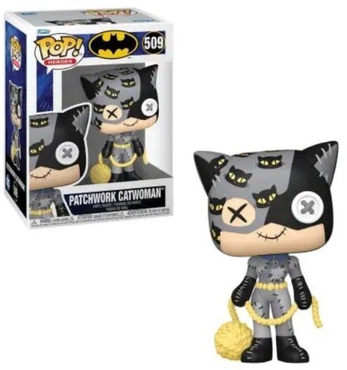 Фігурка Funko DC Patchwork Catwoman фанко Жінка-кішка Печворк Кетвумен 509 Фігурка Funko DC Patchwork Catwoman фанко Жінка-кішка Печворк Кетвумен 509