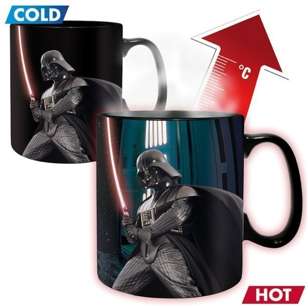 Чашка хамелеон STAR WARS Darth Vader Ceramic Mug кухоль Зоряні війни Дарт Вейдер 460 мл