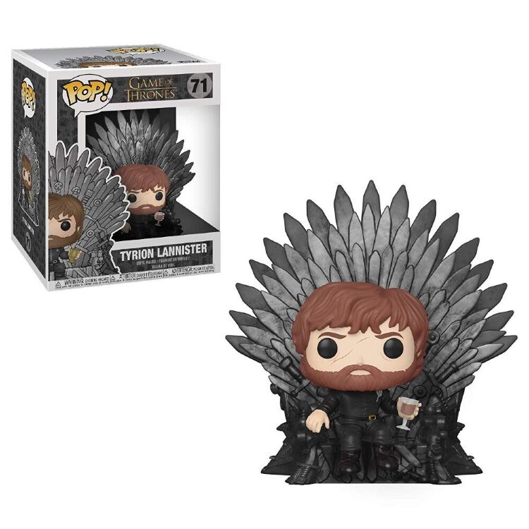 Фигурка Funko Pop Deluxe: Game of Thrones Tyrion Sitting On Iron Throne фанко Тирион