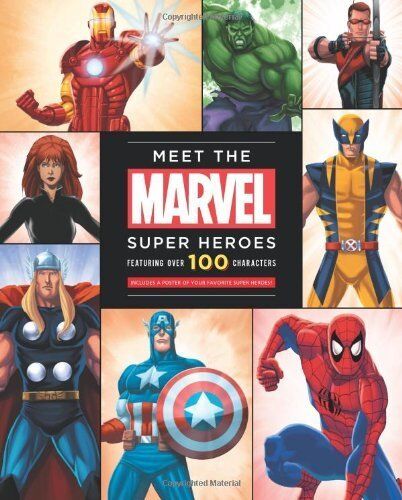 Книга Meet The Marvel Super Heroes (Тверда палітурка) Eng Книга Meet The Marvel Super Heroes (Тверда палітурка) Eng