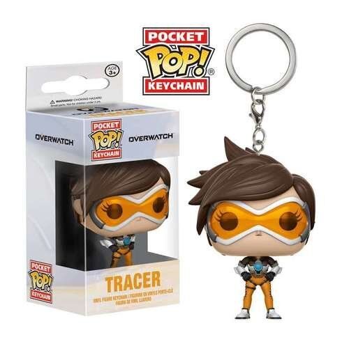 Брелок - Funko Pocket Pop! Overwatch Keychain - Tracer Брелок - Funko Pocket Pop! Overwatch Keychain - Tracer