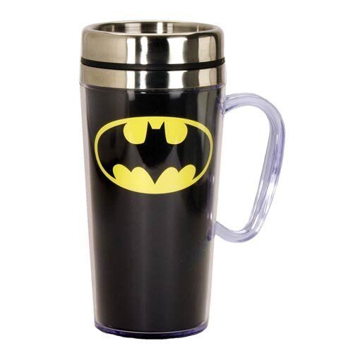 Стакан термос Batman Insulated Black Travel Mug with Handle Стакан термос Batman Insulated Black Travel Mug with Handle