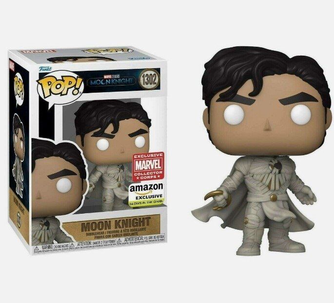 Фигурка Funko Marvel Moon Knight Фанко Лунный рыцарь (Collector Corps Exclusive) Glow 1302 Фигурка Funko Marvel Moon Knight Фанко Лунный рыцарь (Collector Corps Exclusive) Glow 1302
