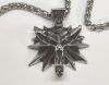 Кулон Геральта медальон 3D Ведьмак (The Witcher) с нержавеющей стали сплошной + мешочек