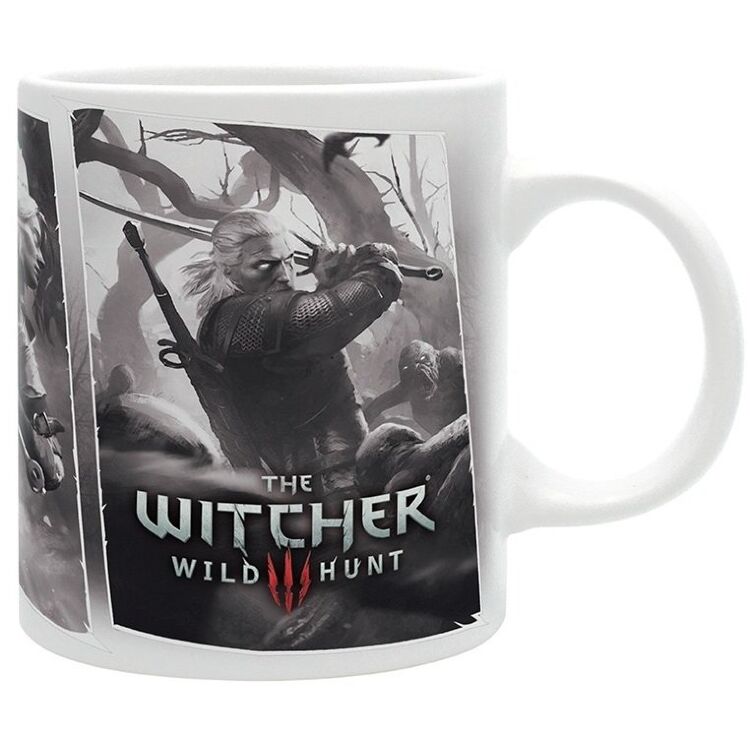 Чашка WITCHER Geralt, Ciri and Yennefer Mug Кружка Ведьмак Геральт Цири Йеннифэр 320 мл