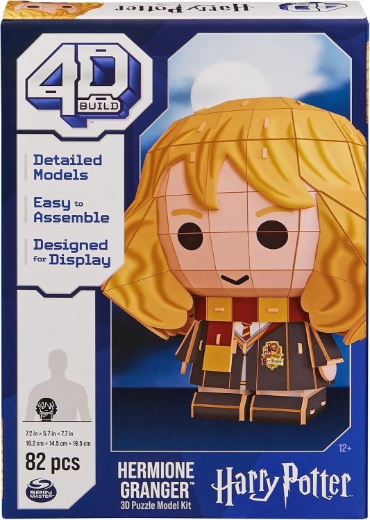 Пазл 4D Build Harry Potter puzzle 3D Hermione Granger картон Гарри Поттер Гермиона 82 шт. Пазл 4D Build Harry Potter puzzle 3D Hermione Granger картон Гарри Поттер Гермиона 82 шт.