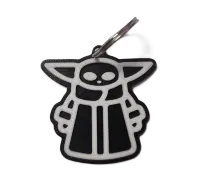 Брелок Star Wars Yoda Keychain ABS пластик Звездные войны Йода 5 см.