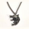 Кулон Геральта медальйон 3D Відьмак (The Witcher) з нержавіючої сталі + деревяний бокс №3