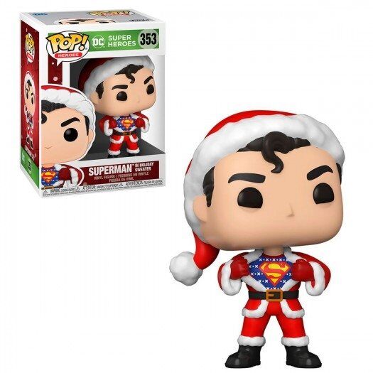 Фігурка Funko DC Heroes: Superman in Holiday sweater Фанко Супермен у светрі 353 Фігурка Funko DC Heroes: Superman in Holiday sweater Фанко Супермен у светрі 353