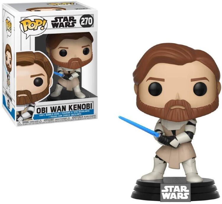 Фігурка Funko Star Wars: Clone Wars - OBI Wan Kenobi Фанко Зоряні війни 270 Фігурка Funko Star Wars: Clone Wars - OBI Wan Kenobi Фанко Зоряні війни 270