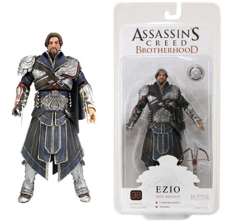 Фигурка NECA Assassins Creed Ezio ONYX UNHOODED ASSASSIN Figure Фигурка NECA Assassins Creed Ezio ONYX UNHOODED ASSASSIN Figure