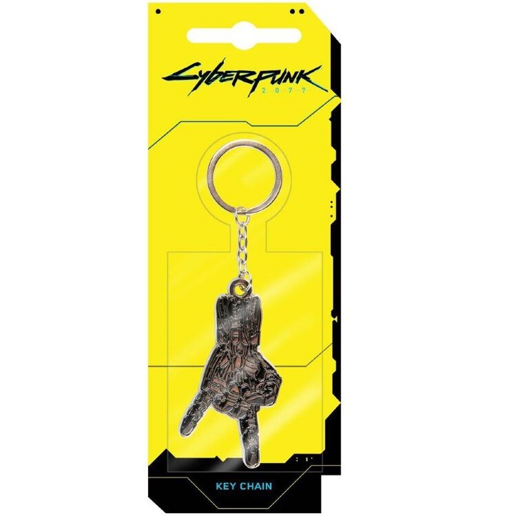 Брелок JINX Cyberpunk 2077 Silverhand Metal Keychain Брелок JINX Cyberpunk 2077 Silverhand Metal Keychain