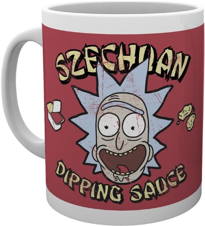 Кружка GB eye Rick and Morty Szechuan Dipping Sauce Ceramic Mug Чашка 295 ml Кружка GB eye Rick and Morty Szechuan Dipping Sauce Ceramic Mug Чашка 295 ml