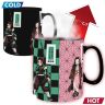Чашка хамелеон Demon Slayer Mug Tanjiro Nezuko Zenitsu Inosuke Anime кухоль 460 мл Чашка хамелеон Demon Slayer Mug Tanjiro Nezuko Zenitsu Inosuke Anime кухоль 460 мл