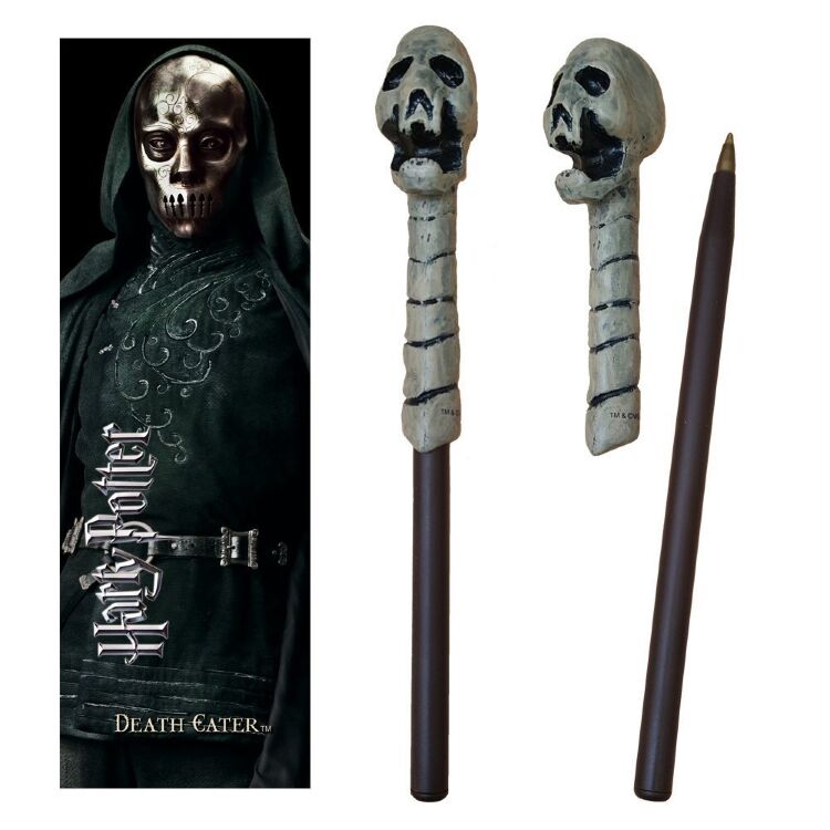 Ручка паличка Harry Potter Death Eater Skull Wand Pen and Bookmark + Закладка Ручка паличка Harry Potter Death Eater Skull Wand Pen and Bookmark + Закладка
