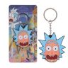 Брелок Рик и Морти Rick And Morty №9 Двухсторонний Объемный 3D брелок 
