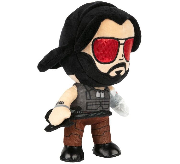 Мягкая игрушка JINX Cyberpunk 2077 Johnny Silverhand Plush Мягкая игрушка JINX Cyberpunk 2077 Johnny Silverhand Plush