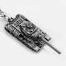 Брелок World of Tanks танк (цвет: серебро) башня вращается Брелок World of Tanks танк (цвет: серебро) башня вращается