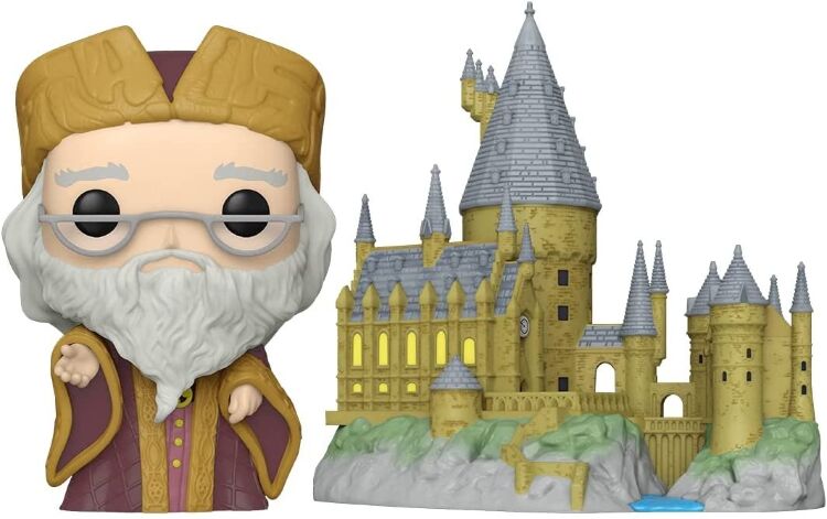Фігурка Funko Town: Harry Potter 20th Anniversary Dumbledore with Hogwarts Дамблдор Хогвартс фанко 27