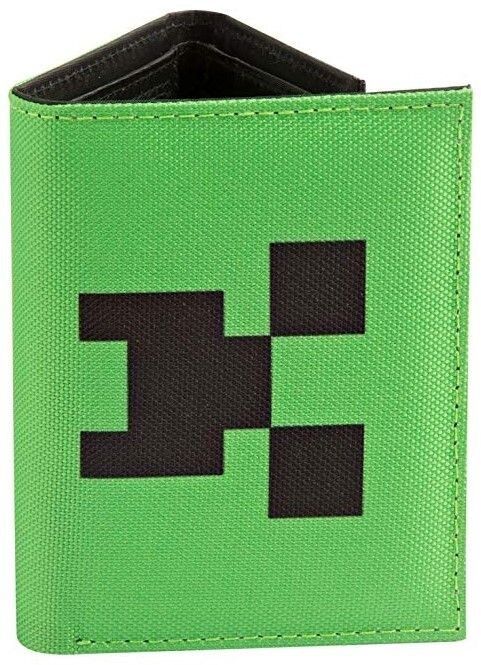 Гаманець JINX Minecraft - Pocket Creeper Tri-Fold Nylon Wallet Гаманець JINX Minecraft - Pocket Creeper Tri-Fold Nylon Wallet