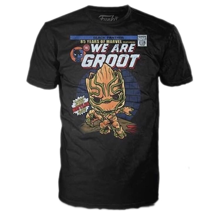 Футболка Funko Marvel "We Are Groot" as Black Panther Collector Corps T-Shirt фанко Грут (размер L)