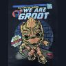 Футболка Funko Marvel "We Are Groot" as Black Panther Collector Corps T-Shirt фанко Грут (размер L)