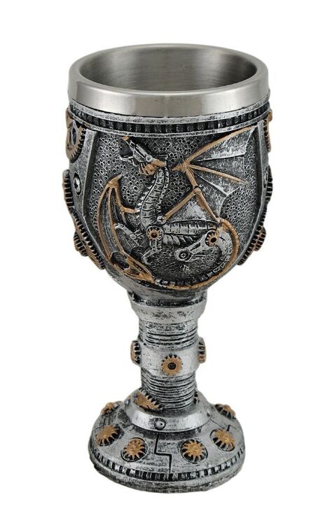 Кубок Game of Thrones Wine Goblet - Steampunk Dragon Кубок Game of Thrones Wine Goblet - Steampunk Dragon