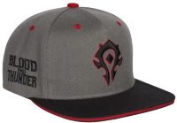 Кепка JINX World of Warcraft - Blood and Thunder Snap Back Hat Бейсболка Орда