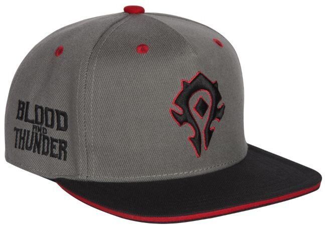 Кепка JINX World of Warcraft Blood and Thunder Snap Back Hat Бейсболка Орда Кепка JINX World of Warcraft Blood and Thunder Snap Back Hat Бейсболка Орда